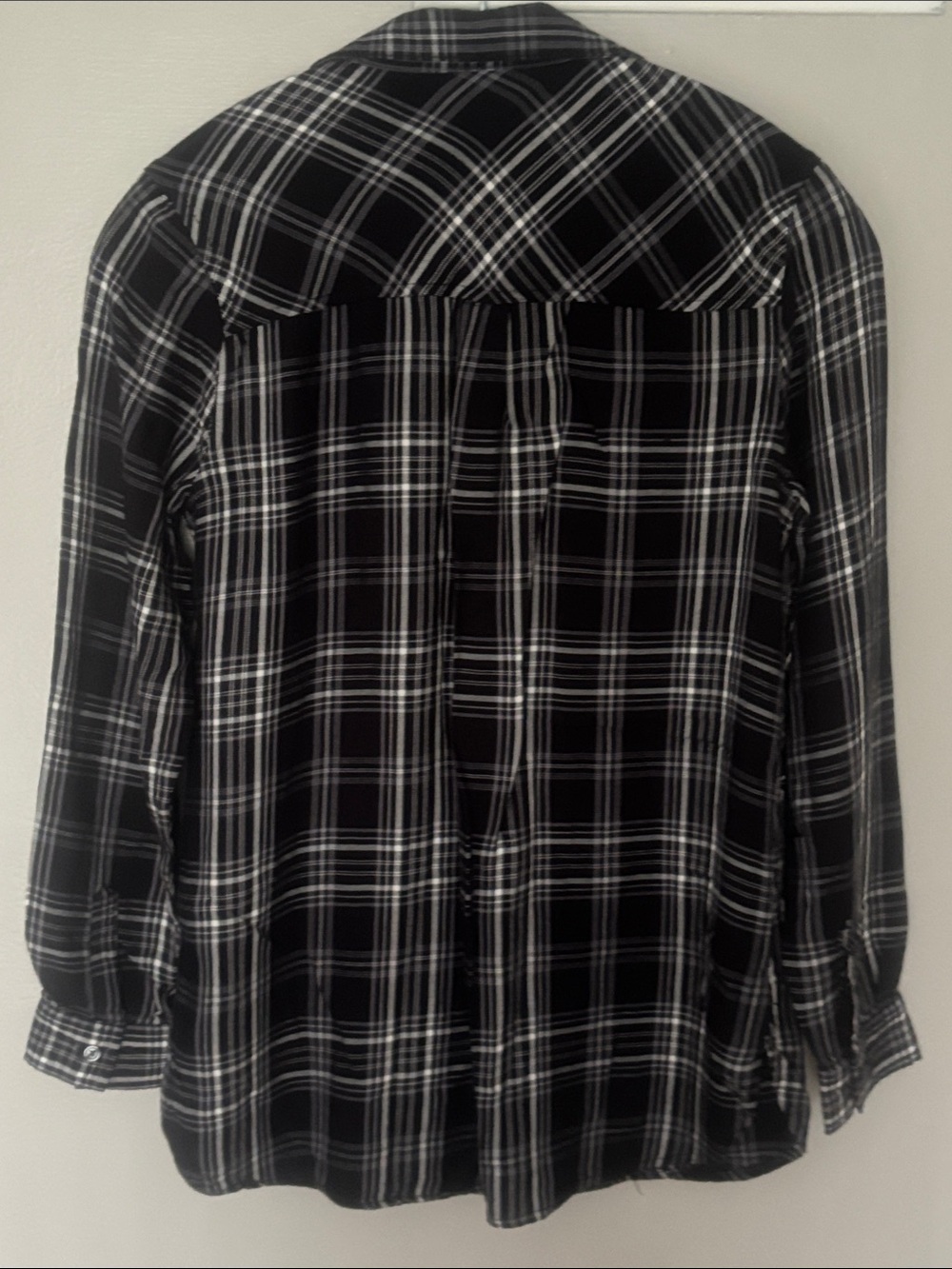 Old Navy Button Down Black Medium - Picture 4 of 6